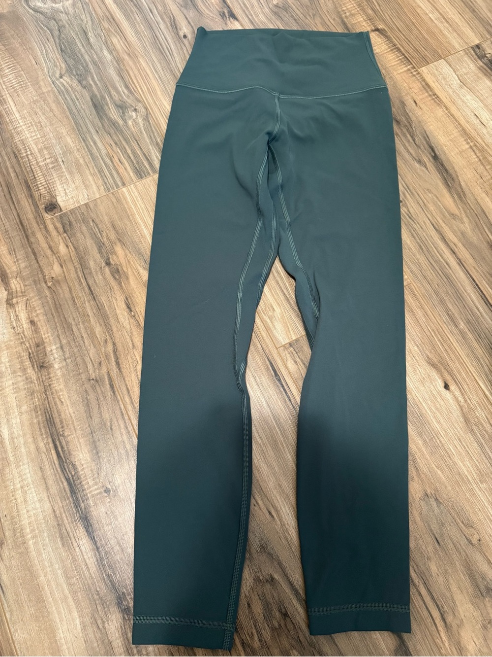 lululemon athletica Dark Green High-Waist Leggings